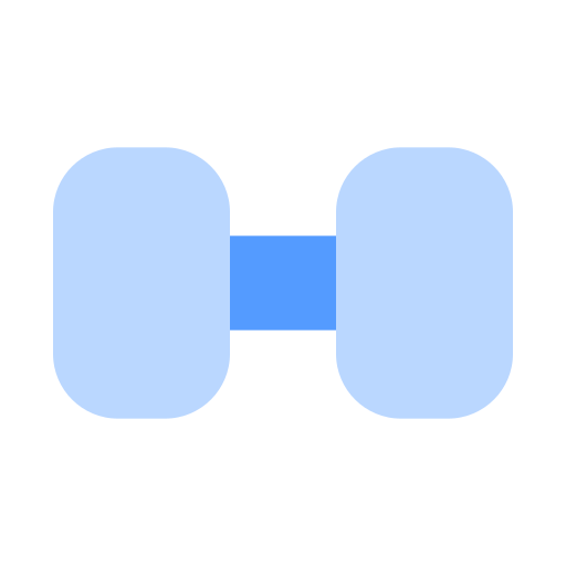 Barbell free icon