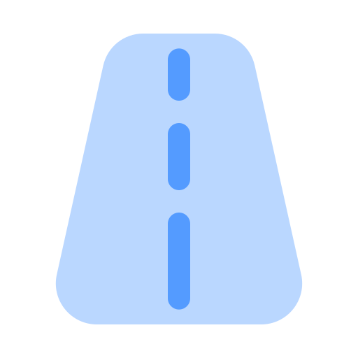 fahrbahn kostenlos Icon