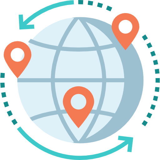 Earth grid free icon Earth grid free icon