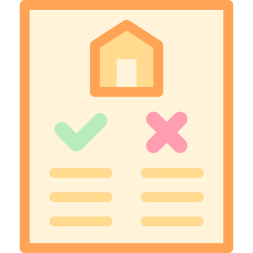 숙소의 규칙 무료 아이콘