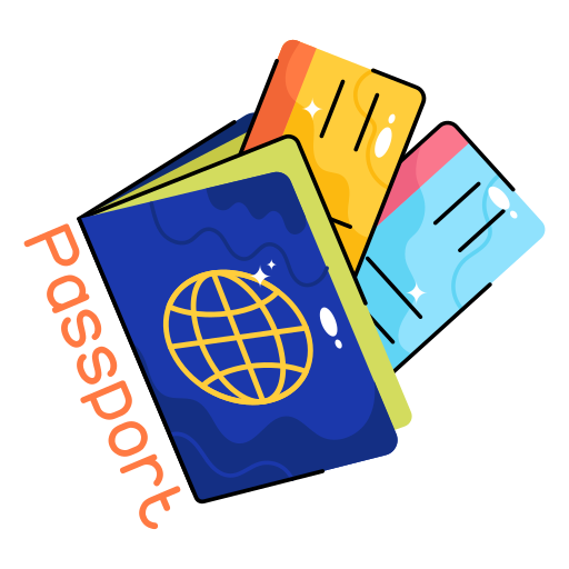 pasaporte gratis sticker