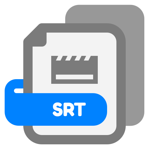 archivo srt icono gratis