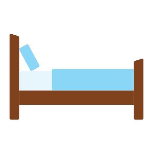 Bed Generic color fill icon