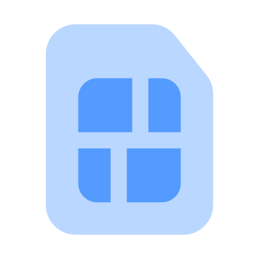 Sim card free icon