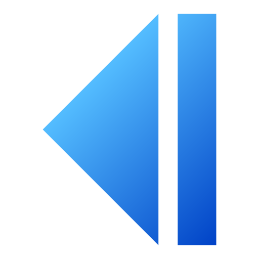 Left arrow Generic gradient fill icon