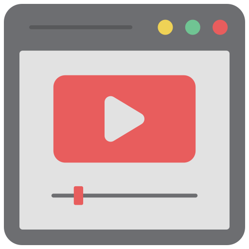 reproductor de video icono gratis