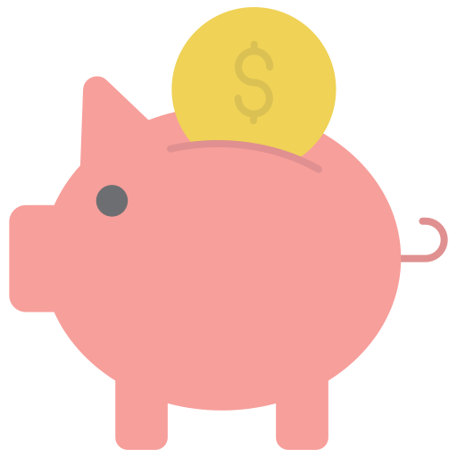 Piggy bank Generic color fill icon