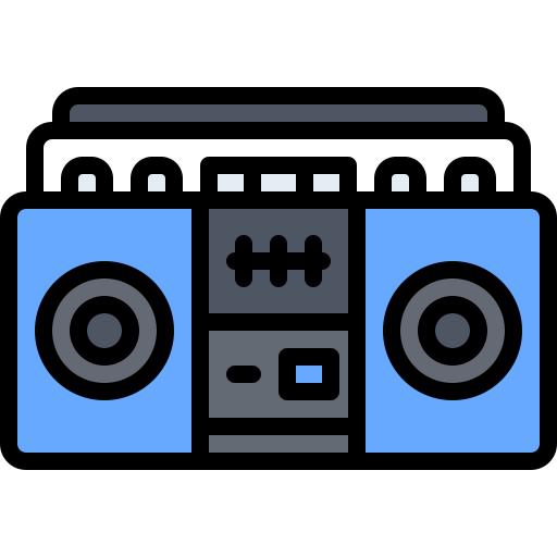 Record player Coloring Color icon