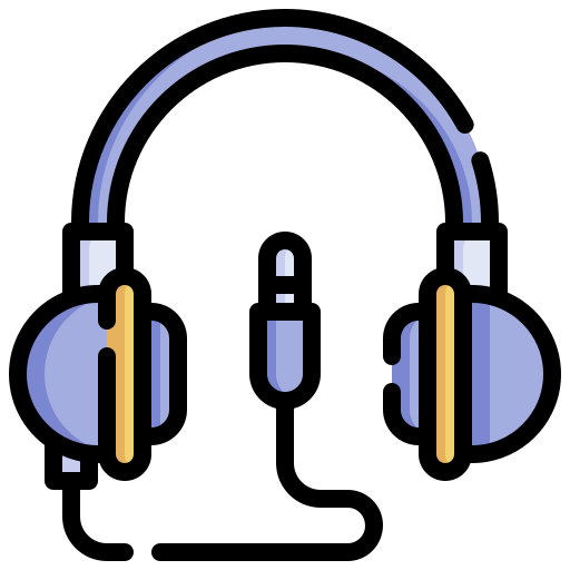 Headphone Generic color outline icon