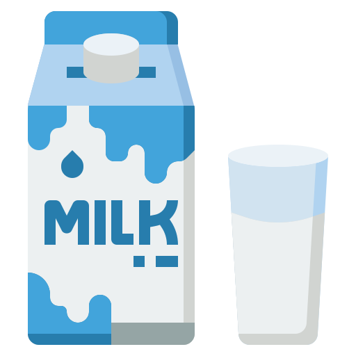 Milk Free Food Icons 9859