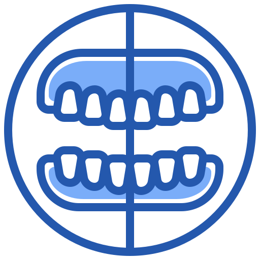 blanqueamiento dental icono gratis