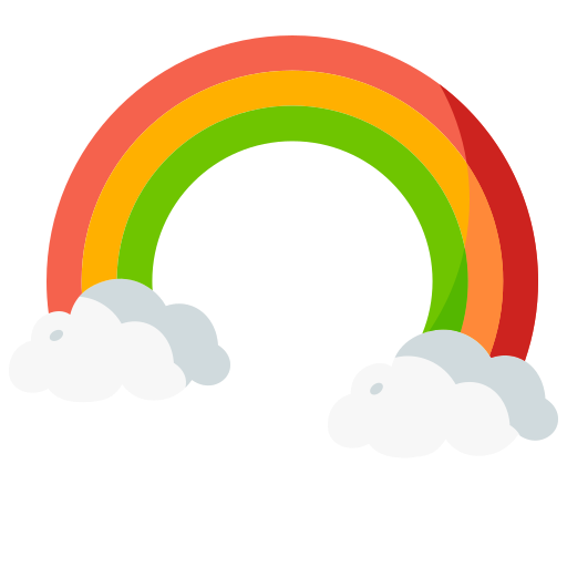 Rainbow Generic color fill icon