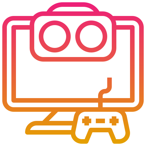 gafas de realidad virtual icono gratis