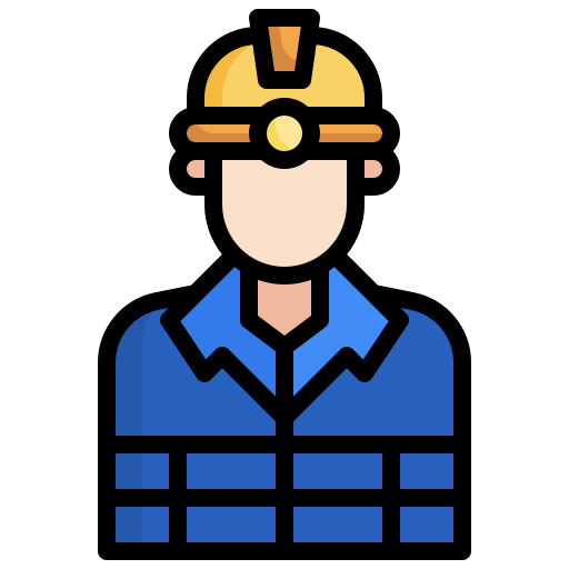 Miner Generic color outline icon