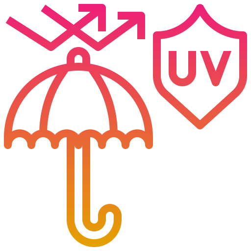 Umbrella Generic gradient outline icon