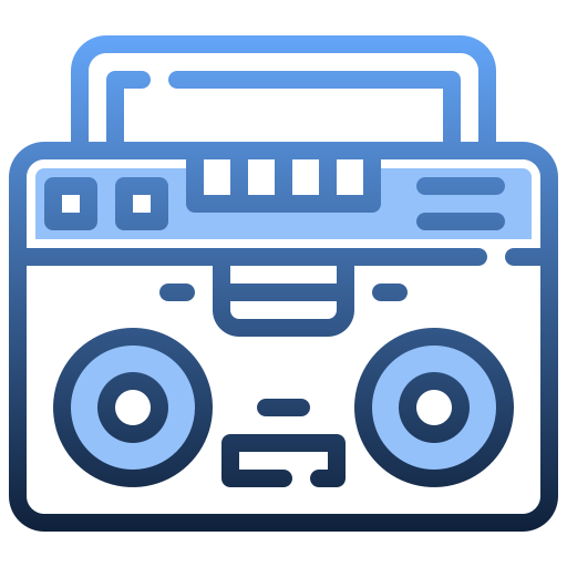 Boombox - Free music icons