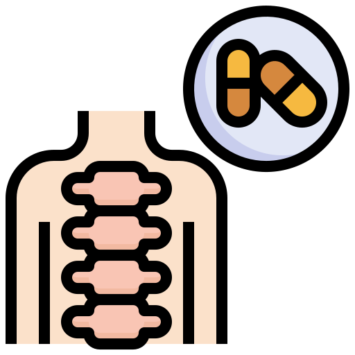 columna vertebral icono gratis