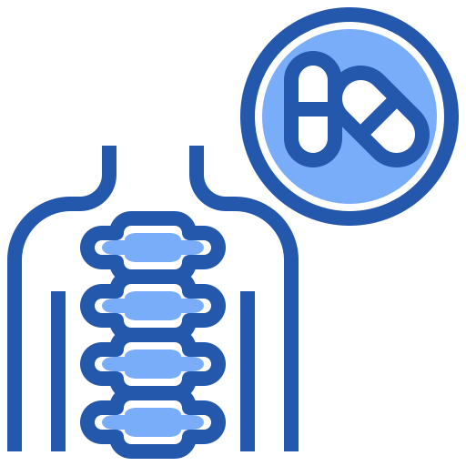 columna vertebral icono gratis