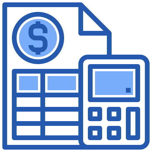 presupuesto icono gratis