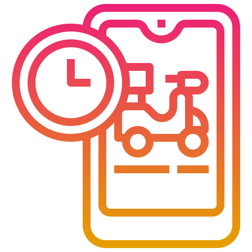 Delivery time free icon