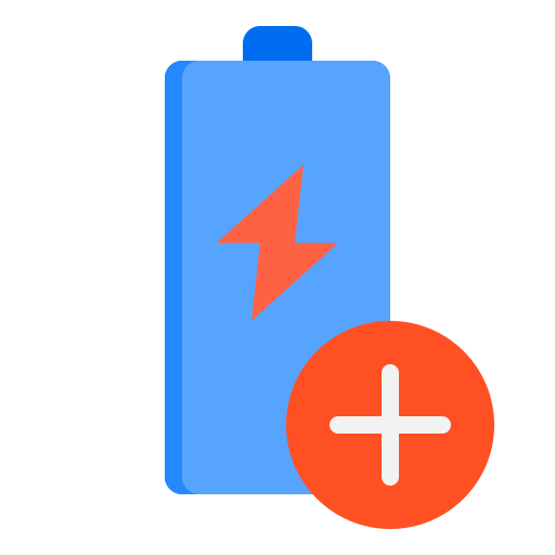 Battery charge free icon