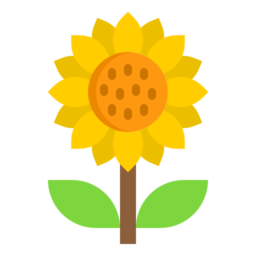 Sunflower srip Flat icon