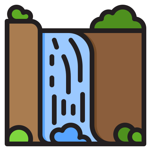 Waterfall - Free nature icons