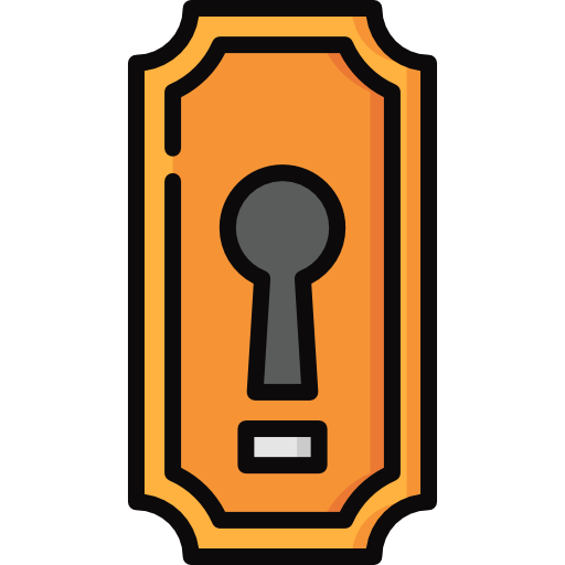 Keyhole Special Lineal Color Icon