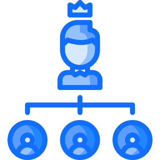 estructura jerarquica icono gratis