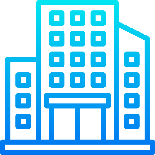 Building srip Gradient icon