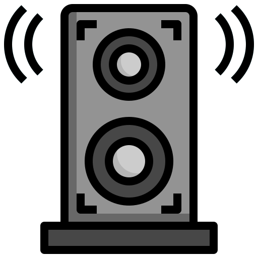 sistema de audio icono gratis