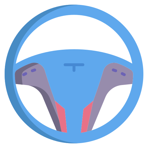 Steering wheel free icon