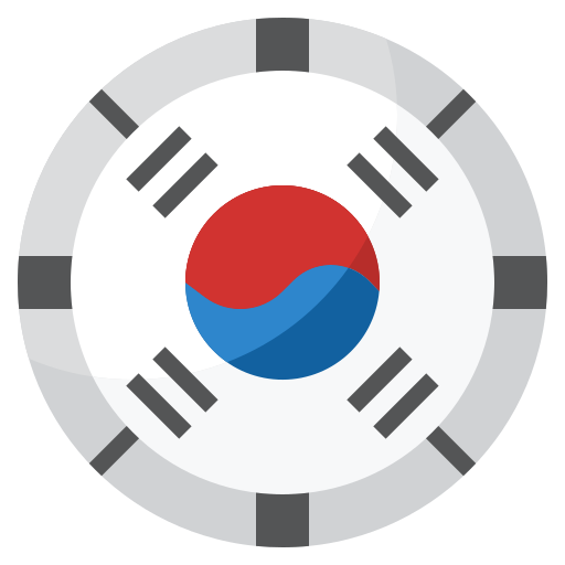South korea Generic color fill icon