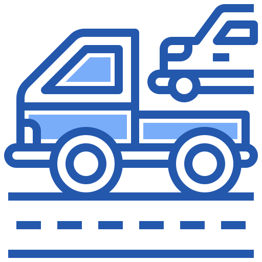 camión de reparto icono gratis