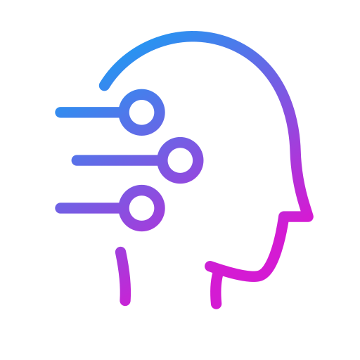 Artificial intelligence Generic gradient outline icon