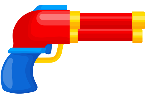 pistola de juguete icono gratis