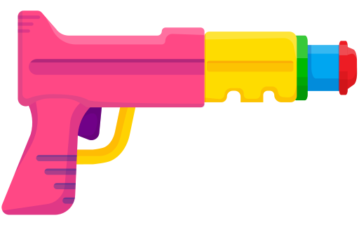 pistola de juguete icono gratis