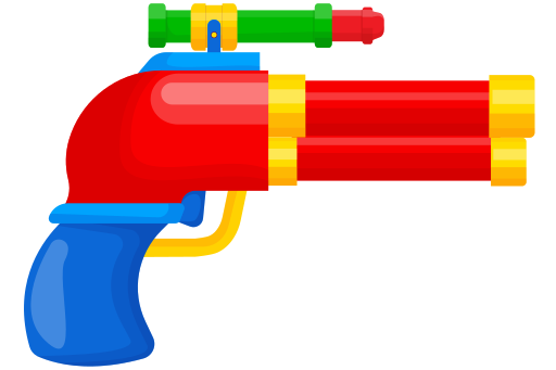 pistola de juguete icono gratis