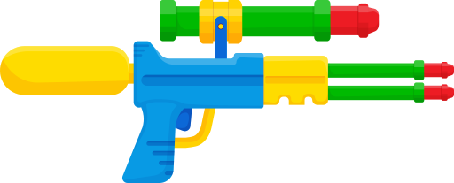 pistola de juguete icono gratis