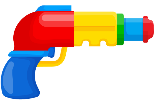 pistola de juguete icono gratis