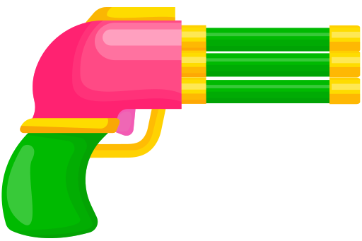 pistola de juguete icono gratis