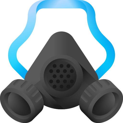 Gas mask free icon