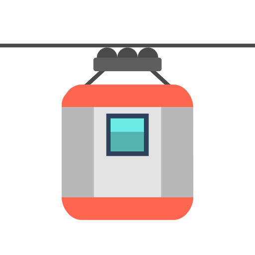 Вагон фуникулера бесплатно иконка Вагон фуникулера бесплатно иконка