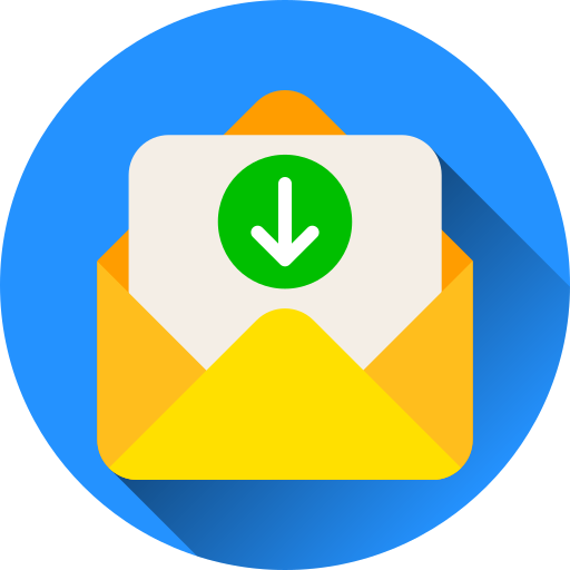 recibir correo icono gratis