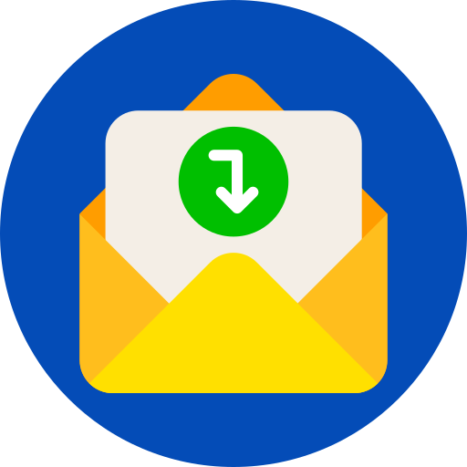 recibir correo icono gratis