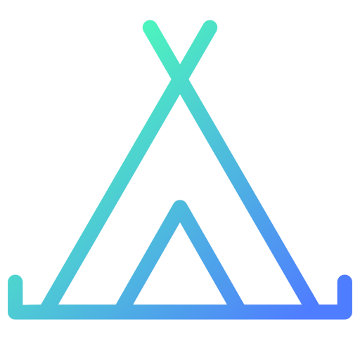 Wigwam Generic gradient outline icon