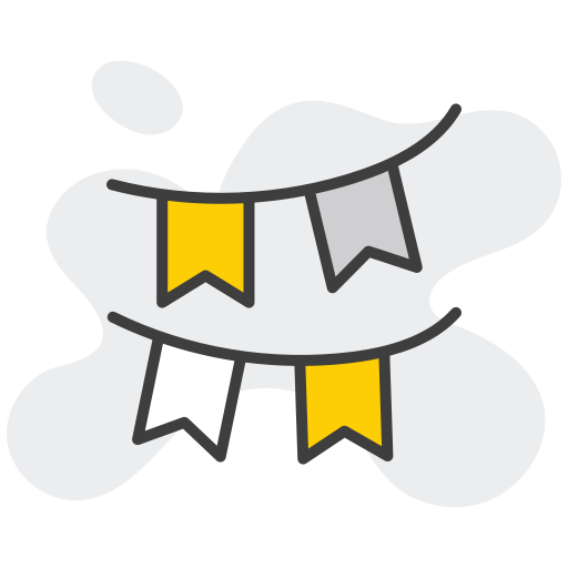 guirnalda icono gratis