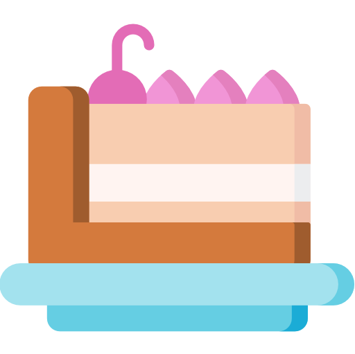 Cake slice free icon