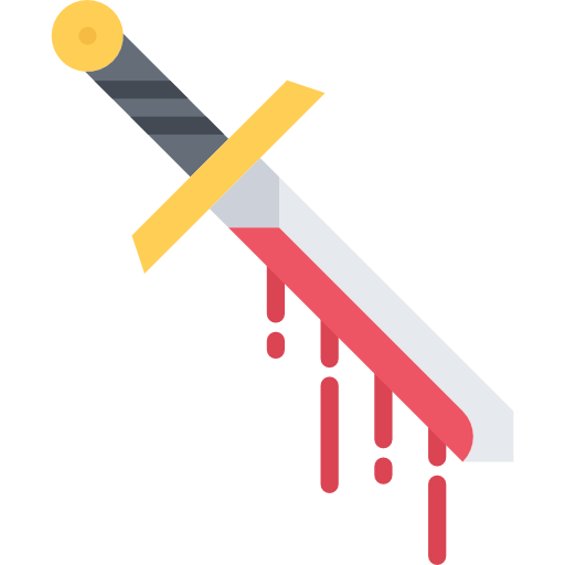 Sword Coloring Flat icon