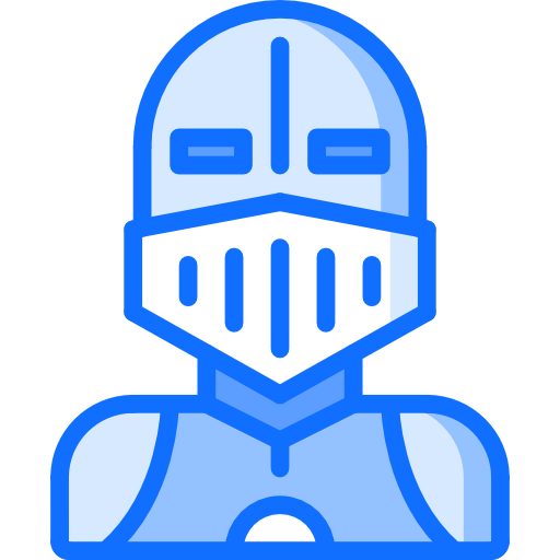 Knight Coloring Blue icon